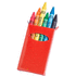 Värikynä Tune 6 pc crayon set, punainen lisäkuva 1