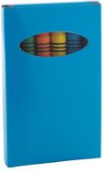 Värikynä Tune 6 pc crayon set, sininen liikelahja logopainatuksella