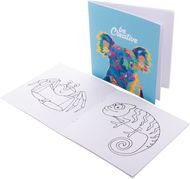 Värityssetti / ColoBook custom colouring booklet, animals / animals, valkoinen liikelahja logopainatuksella