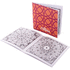 Värityssetti ColoBook custom colouring booklet, mandala, valkoinen liikelahja logopainatuksella