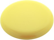 frisbee, keltainen liikelahja logopainatuksella