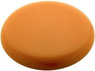 frisbee, oranssi liikelahja logopainatuksella