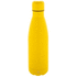 juomapullo, keltainen liikelahja logopainatuksella