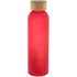juomapullo, punainen, luonnollinen liikelahja logopainatuksella