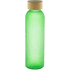 juomapullo, vihreä, luonnollinen liikelahja logopainatuksella