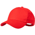 lippalakki, punainen liikelahja logopainatuksella