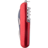 monikäyttöinen taskuveitsi, punainen liikelahja logopainatuksella