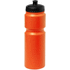 pyöräilijän pullo, oranssi liikelahja logopainatuksella