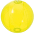 rantapallo, keltainen liikelahja logopainatuksella