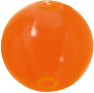 rantapallo, oranssi liikelahja logopainatuksella