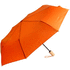 sateenvarjo, oranssi liikelahja logopainatuksella
