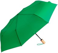 sateenvarjo, vihreä liikelahja logopainatuksella