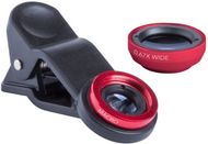 Älypuhelimen objektiivi Drian smartphone lens kit, musta, punainen liikelahja logopainatuksella