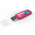 USB-tikku, fuksia liikelahja logopainatuksella