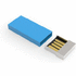 USB-tikku, koboltin-sininen liikelahja logopainatuksella