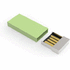 USB-tikku, omenanvihreä liikelahja logopainatuksella