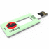 USB-tikku, valkoinen liikelahja logopainatuksella
