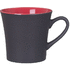 Muki, musta, punainen liikelahja logopainatuksella
