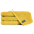 Erittäin pehmeä froteepyyhe ELITERY / 1400 x 700, keltainen liikelahja logopainatuksella