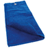 Golf-pyyhe / 400 x 160, tummansininen liikelahja logopainatuksella