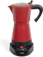 Kahvinkeitin, punainen-chile liikelahja logopainatuksella