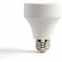 Lamppu, valkoinen liikelahja logopainatuksella
