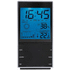 Monikäyttöinen ilmapuntari/sääasema, musta liikelahja logopainatuksella