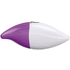 Partakone, valkoinen, violetti liikelahja logopainatuksella
