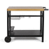 Tarjoilupöytä, ruskea, musta lisäkuva 1