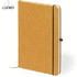 Vihko Notepad Tefan, ruskea liikelahja omalla logolla tai painatuksella