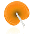 Viuhka Pai Pai Stilo, oranssi liikelahja omalla logolla tai painatuksella