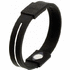 Tasapainoranneke Bracelet Energy, musta liikelahja omalla logolla tai painatuksella