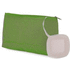 Toilettilaukku, hyväksytty lentokoneeseen Beauty Bag Xana, vihreä liikelahja omalla logolla tai painatuksella
