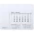 Hiirimatto Mousepad Calendar Rendux, punainen liikelahja omalla logolla tai painatuksella