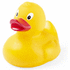 Eläinkylpylelu Duck Koldy, keltainen liikelahja omalla logolla tai painatuksella