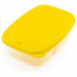 Aamiaiskotelo Lunch Box Griva, keltainen liikelahja logopainatuksella