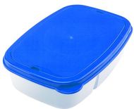 Aamiaiskotelo Lunch Box Griva, sininen liikelahja logopainatuksella
