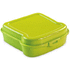 Aamiaiskotelo Sandwich Lunch Box Noix, vihreä liikelahja logopainatuksella