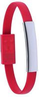 Adapteri Bracelet Charger Ceyban, punainen liikelahja logopainatuksella