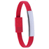 Adapteri Bracelet Charger Ceyban, punainen liikelahja logopainatuksella