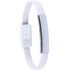 Adapteri Bracelet Charger Ceyban, valkoinen liikelahja logopainatuksella