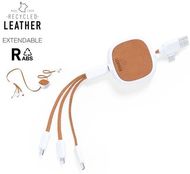 Adapteri Charging Cable Sherat RCS, ruskea liikelahja logopainatuksella