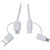 Adapteri Charging Cable Surgex, valkoinen lisäkuva 2