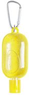 Antibakteerinen pyyhe Hydroalcoholic Gel Trikel, keltainen liikelahja logopainatuksella