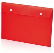 Asiakirjakassi Document Bag Alice, punainen liikelahja logopainatuksella