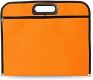 Asiakirjakassi Document Bag Join, oranssi liikelahja logopainatuksella