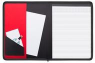 Asiakirjasalkku Folder Tendex, punainen liikelahja logopainatuksella