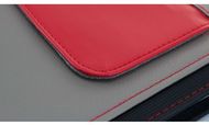 Asiakirjasalkku Tablet Folder Case Cora, punainen liikelahja logopainatuksella
