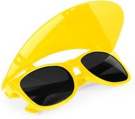 Aurinkolasit Sunglasses Galvis, keltainen liikelahja logopainatuksella