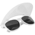 Aurinkolasit Sunglasses Galvis, valkoinen liikelahja logopainatuksella